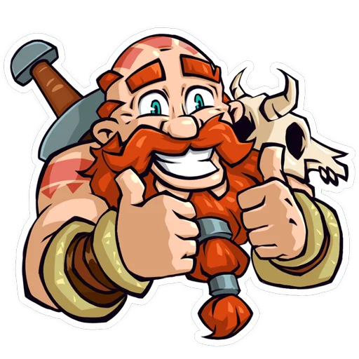Telegram stiker «Vikings: War of Clans» 👍