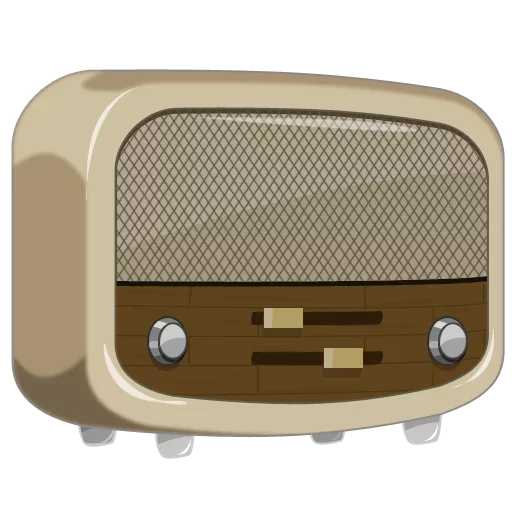 Telegram Sticker «Vintage Radio » 📻