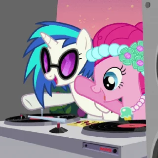 DJ Pon-3 & Octavia Melody stiker 😄