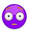 Violet Emoji emoji 😳