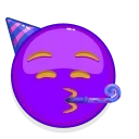 Емодзі Violet Emoji 🥳