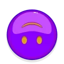 Эмодзи Violet Emoji 🙃