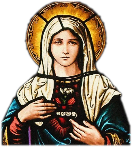 Telegram stickers Virgin Mary
