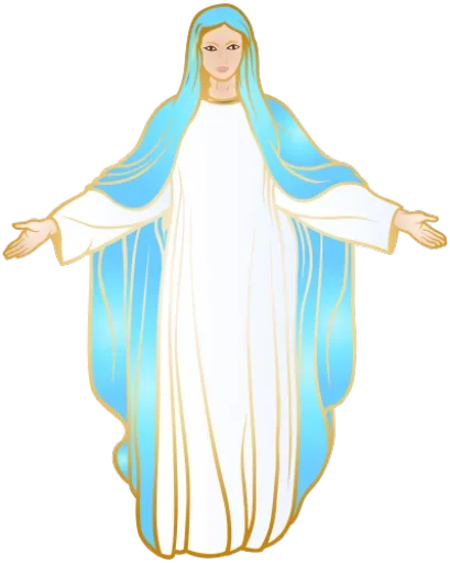 Virgin Mary emoji 🤩