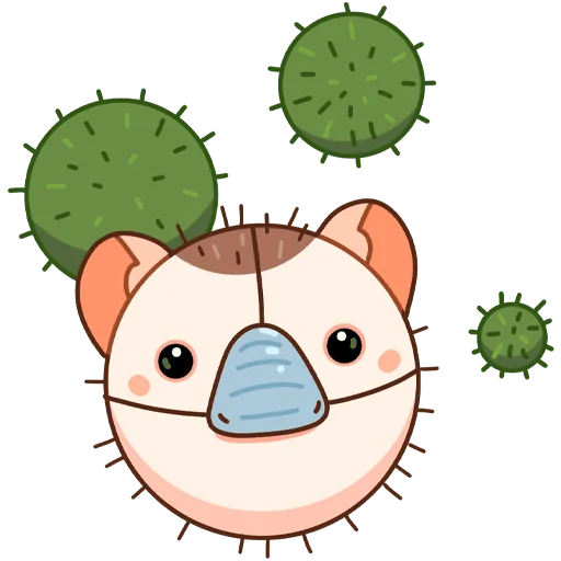 Telegram Sticker «Virus» ?