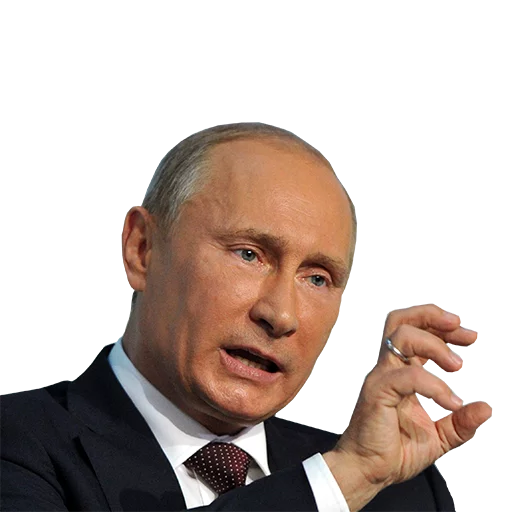 Telegram stiker «Vladimir Putin» 😯
