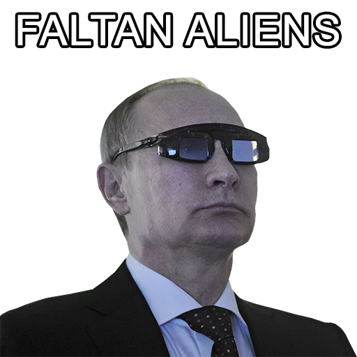 Стикер Telegram «Vladimir Putin» 👽