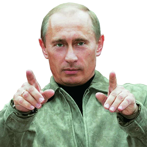 Telegram Sticker «Vladimir Putin» 👉