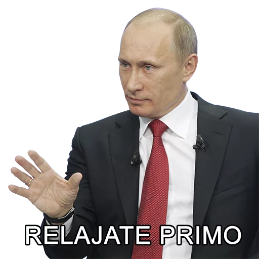 Vladimir Putin sticker ✋