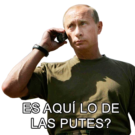 Telegram Sticker «Vladimir Putin» 😇
