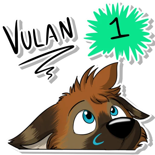 Vulan Fox stiker 1️⃣