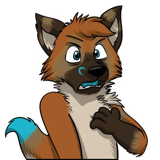 Telegram Sticker «Vulan Fox» 😦