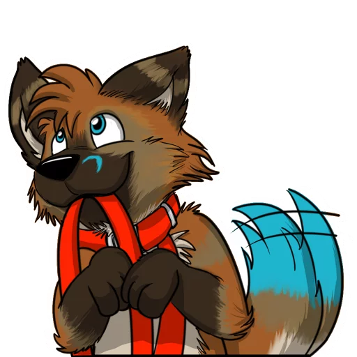 Telegram Sticker «Vulan Fox» 🐺