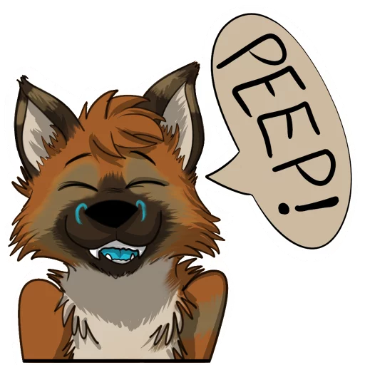Telegram Sticker «Vulan Fox» 😆