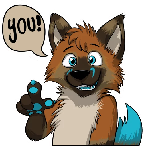 Telegram Sticker «Vulan Fox» 👇