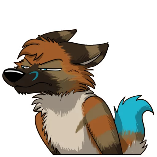 Telegram Sticker «Vulan Fox» 😠