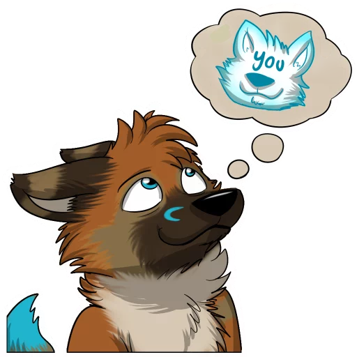 Telegram Sticker «Vulan Fox» 💭
