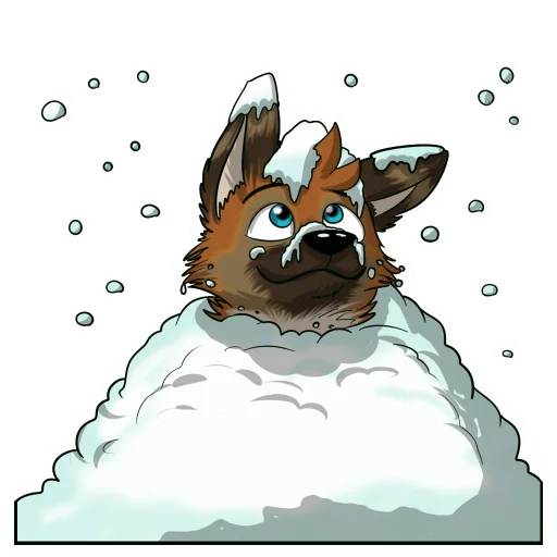 Telegram Sticker «Vulan Fox» ❄️