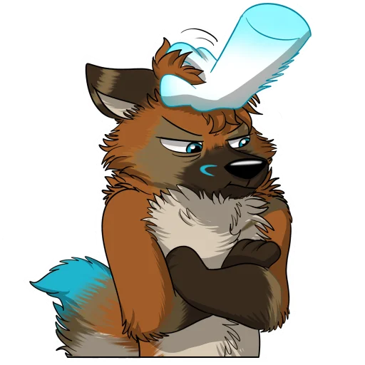 Telegram Sticker «Vulan Fox» 🐶