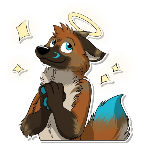 Telegram Sticker «Vulan Fox» 😇