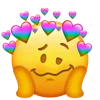 Telegram emoji «Cute vibes» 🤍