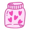 Be my Valentine emoji 🫙