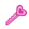 Be my Valentine emoji 🔑