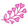 Be my Valentine emoji 🌿