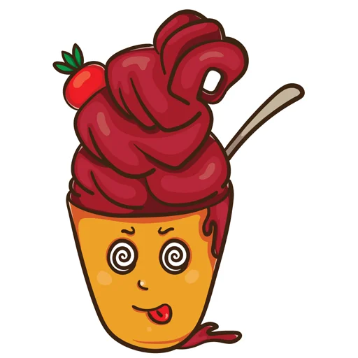 Telegram Sticker «ice_cream_valentin» 😱
