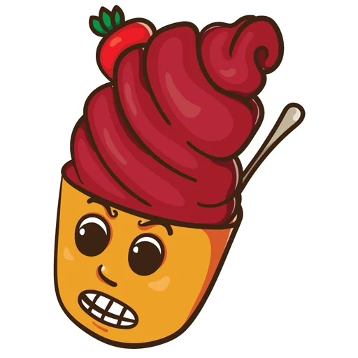 ice_cream_valentin emoji 😬