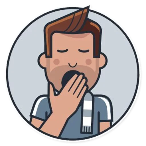 Telegram Sticker «Вечер спорта» 😙