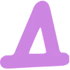 Эмодзи телеграм Фиолетовый алфавит