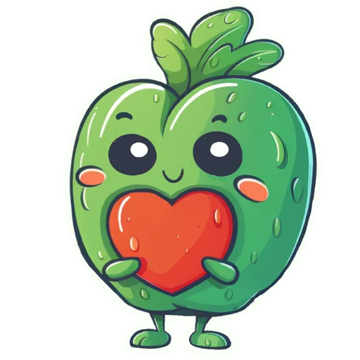 Telegram Sticker «Овощной микс » ❤️