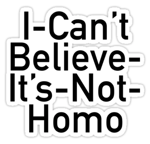 Telegram stiker «Very Gay» 👌