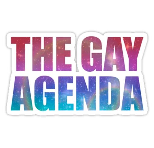 Стікер Telegram «Very Gay» 😈