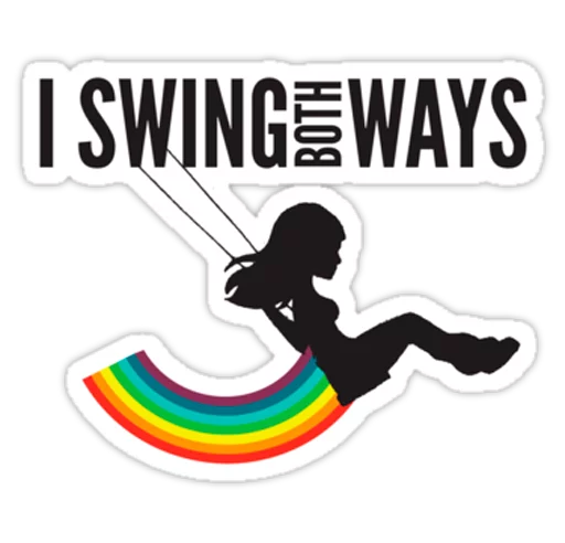 Very Gay sticker 👩