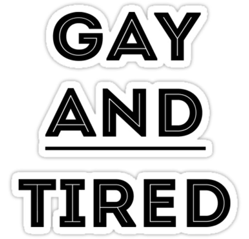 Telegram stiker «Very Gay» 😔