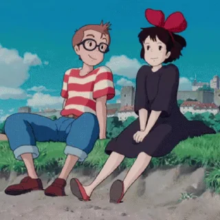 Стикер Studio Ghibli 👫