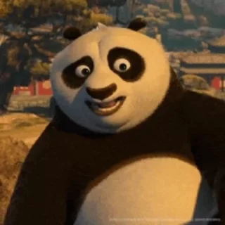 Kung Fu Panda sticker 😬
