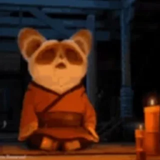 Kung Fu Panda emoji 🙄