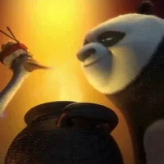 Kung Fu Panda emoji ☺️