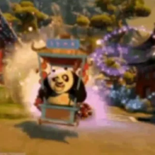 Эмодзи Kung Fu Panda  🤪