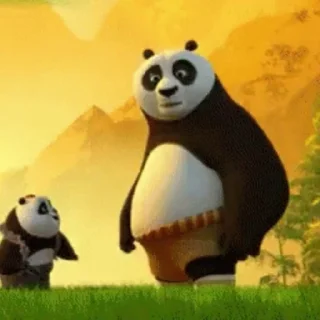 Kung Fu Panda sticker 🙃