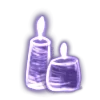 violet magic emoji 🕯