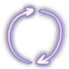 violet magic emoji ♻️