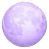 violet magic emoji 🌕