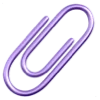 violet magic emoji 📎