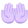 violet magic emoji 🤲