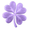 violet magic emoji 🍀