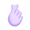 violet magic emoji 🫰